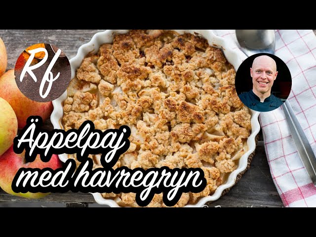 äppelpaj havregryn