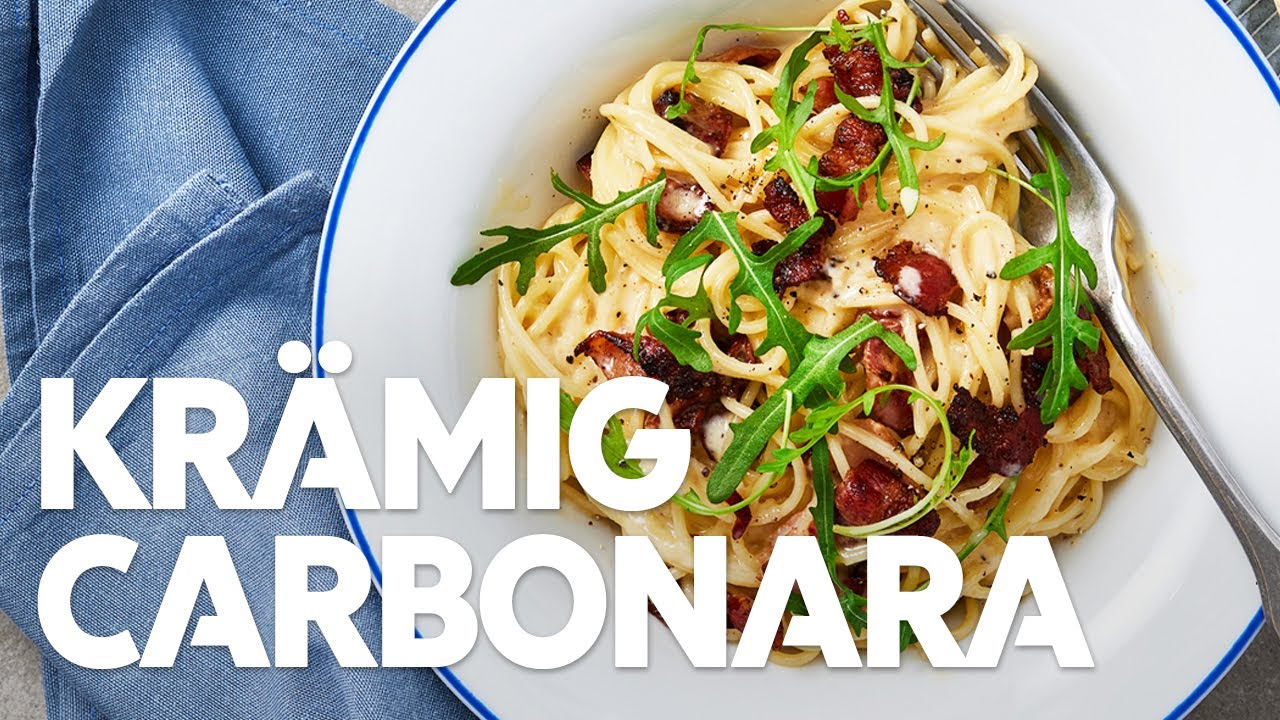 Carbonara med grädde 7 läckra recept du måste prova! 2 carbonara med grädde