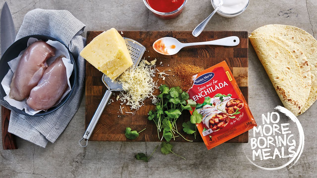 enchiladas kyckling