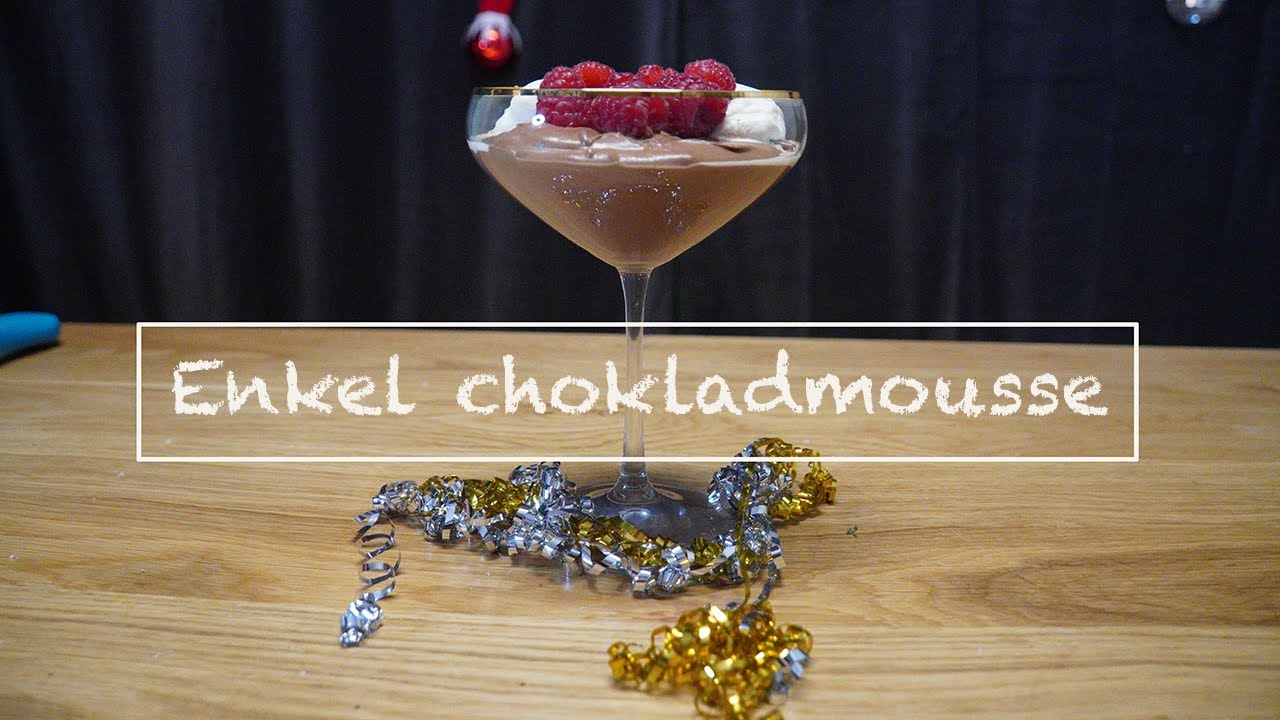 enkel chokladmousse