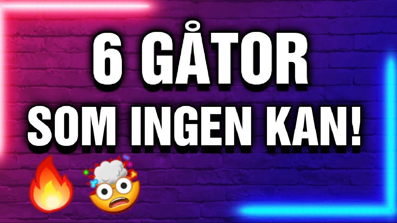 gåtor för vuxna