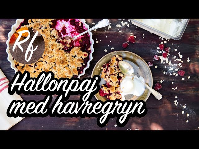 hallonpaj recept