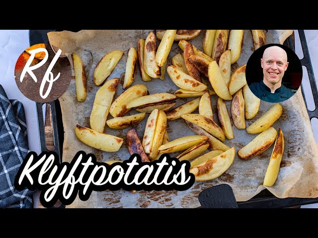 klyftpotatis i ugn