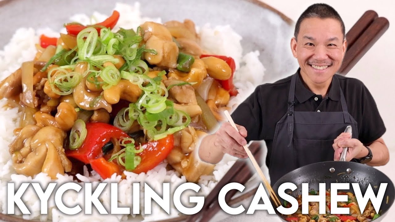 kyckling med cashewnötter
