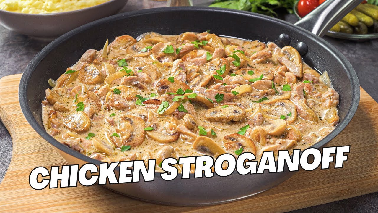 kyckling stroganoff
