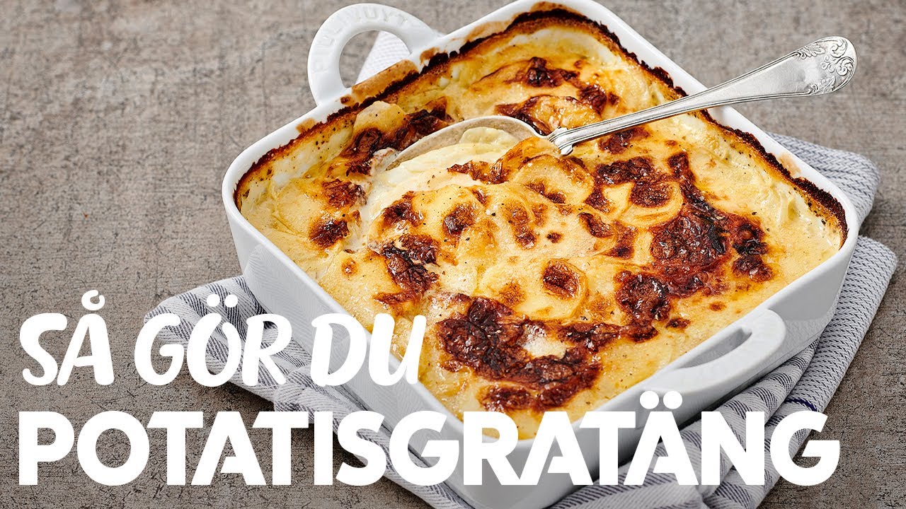Potatisgratäng recept 5 läckra varianter för middag! 1 potatisgratäng recept