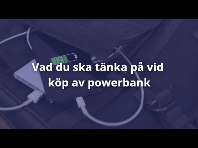 powerbank bäst i test