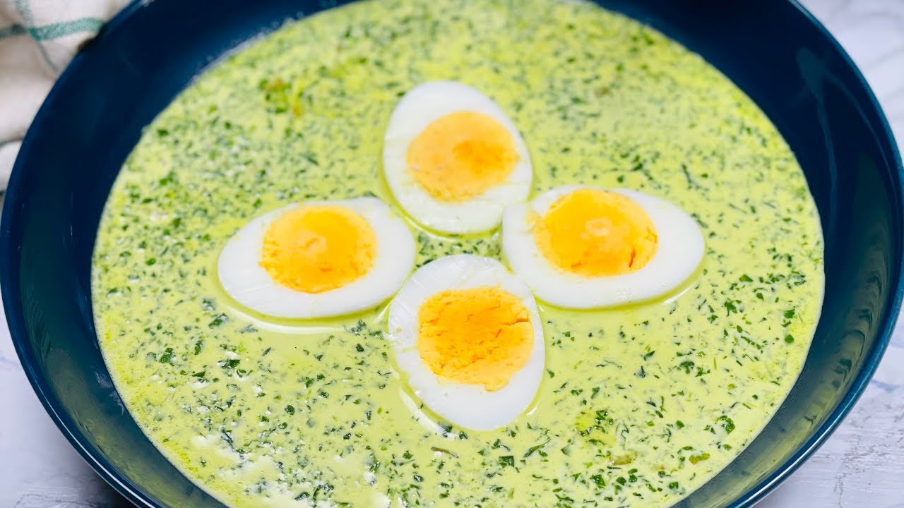 spenatsoppa recept