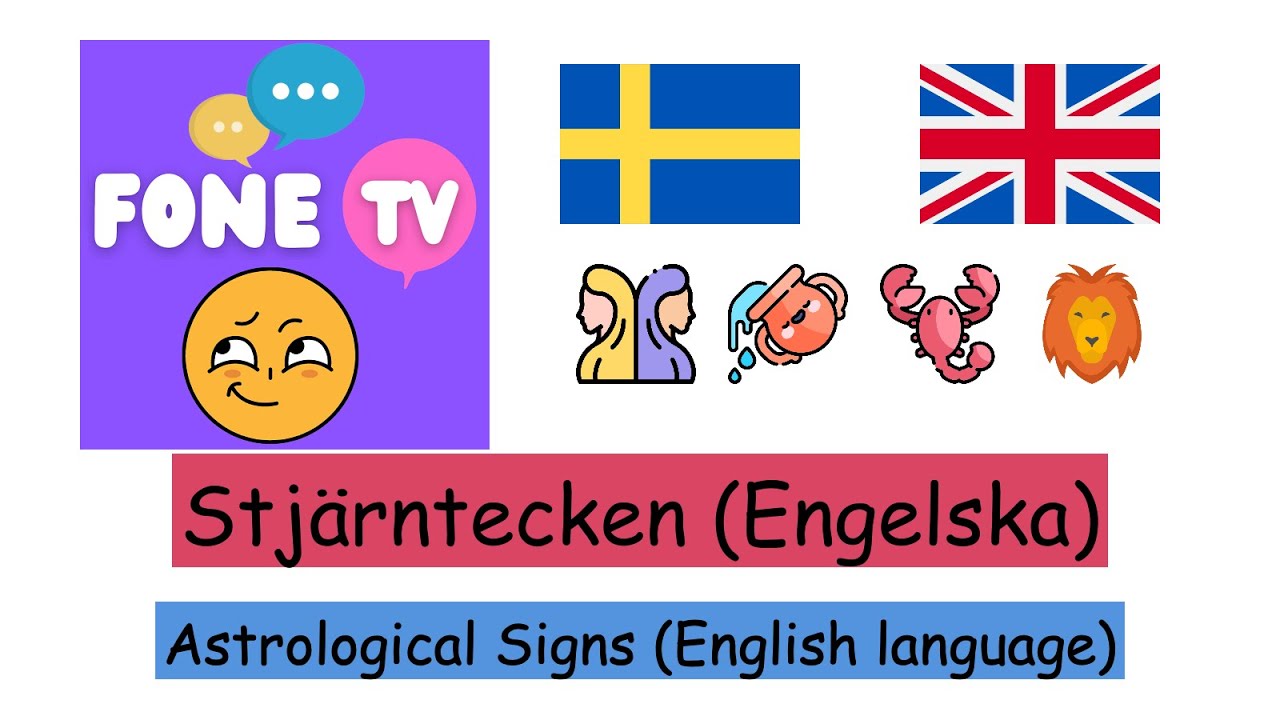 Stjärntecken engelska: 7 hemligheter för att förstå dem bättre 2 stjärntecken engelska