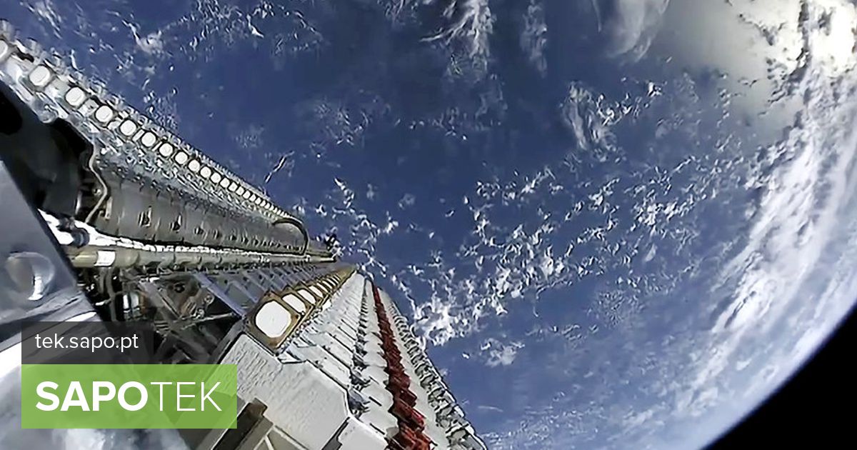"قطارات" الأقمار الصناعية ستارلينك تغزو المناظر الطبيعية الفضائية.  الصورة مأخوذة من رواد الفضاء ISS