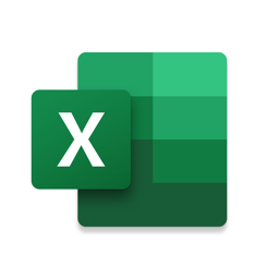 رمز تطبيق Microsoft Excel