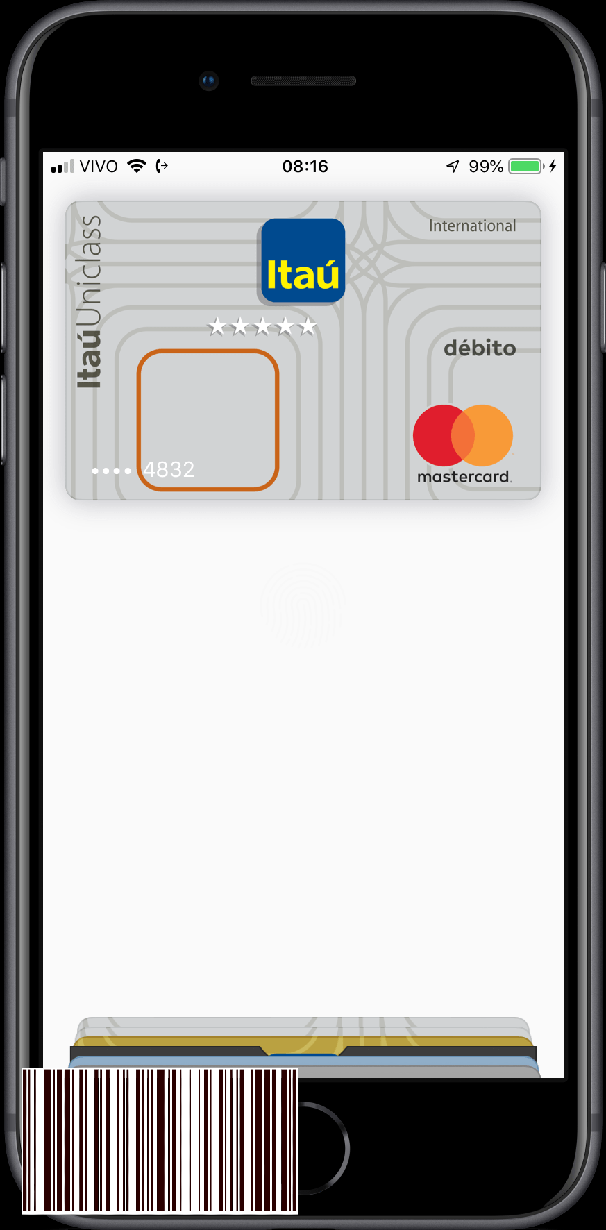 بطاقات الخصم من Ita على Apple Pay