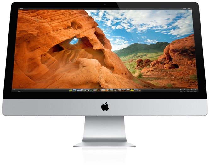 iMac (أواخر 2012) من الأمام