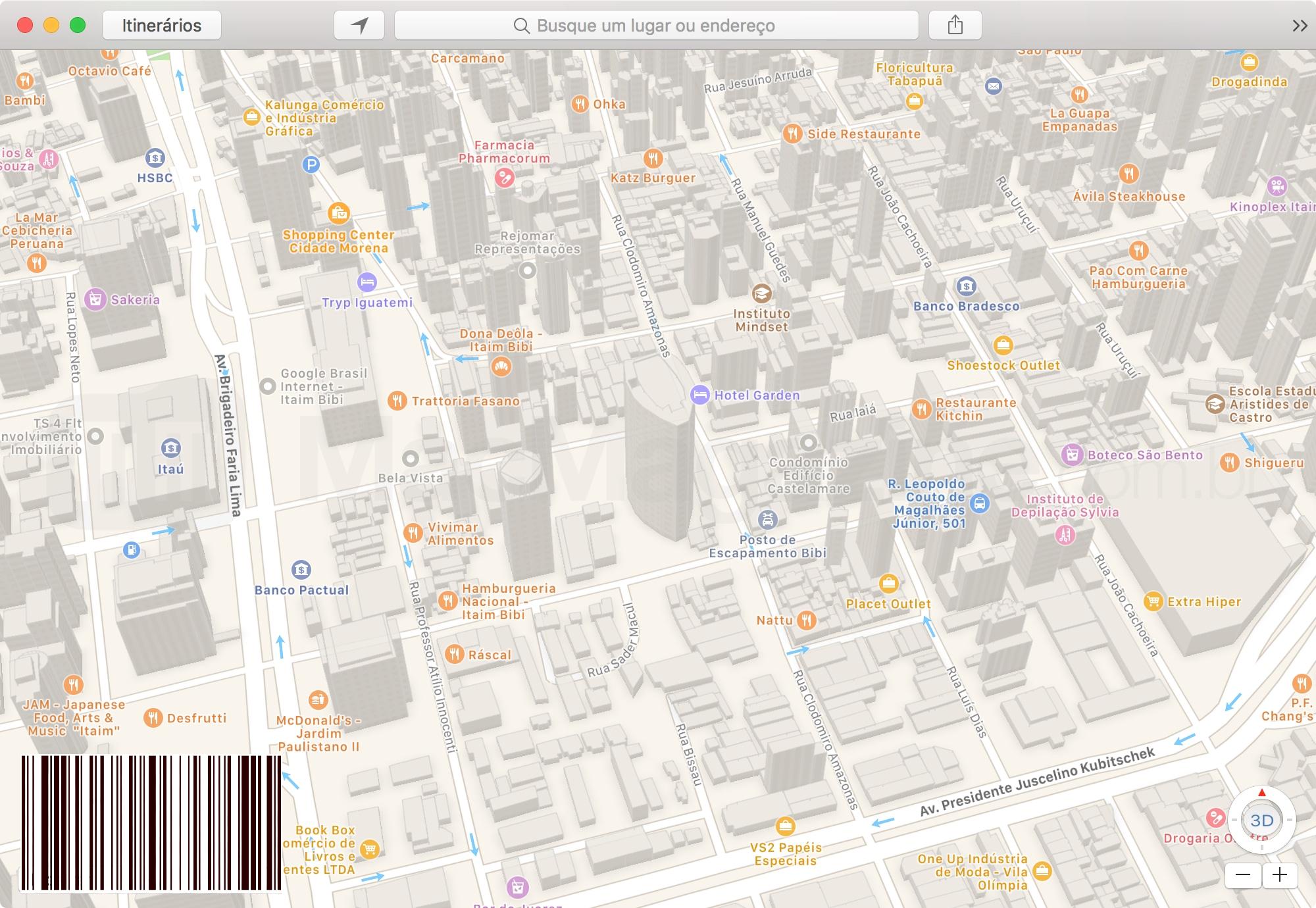 خرائط آبل ثلاثية الأبعاد في سو باولو