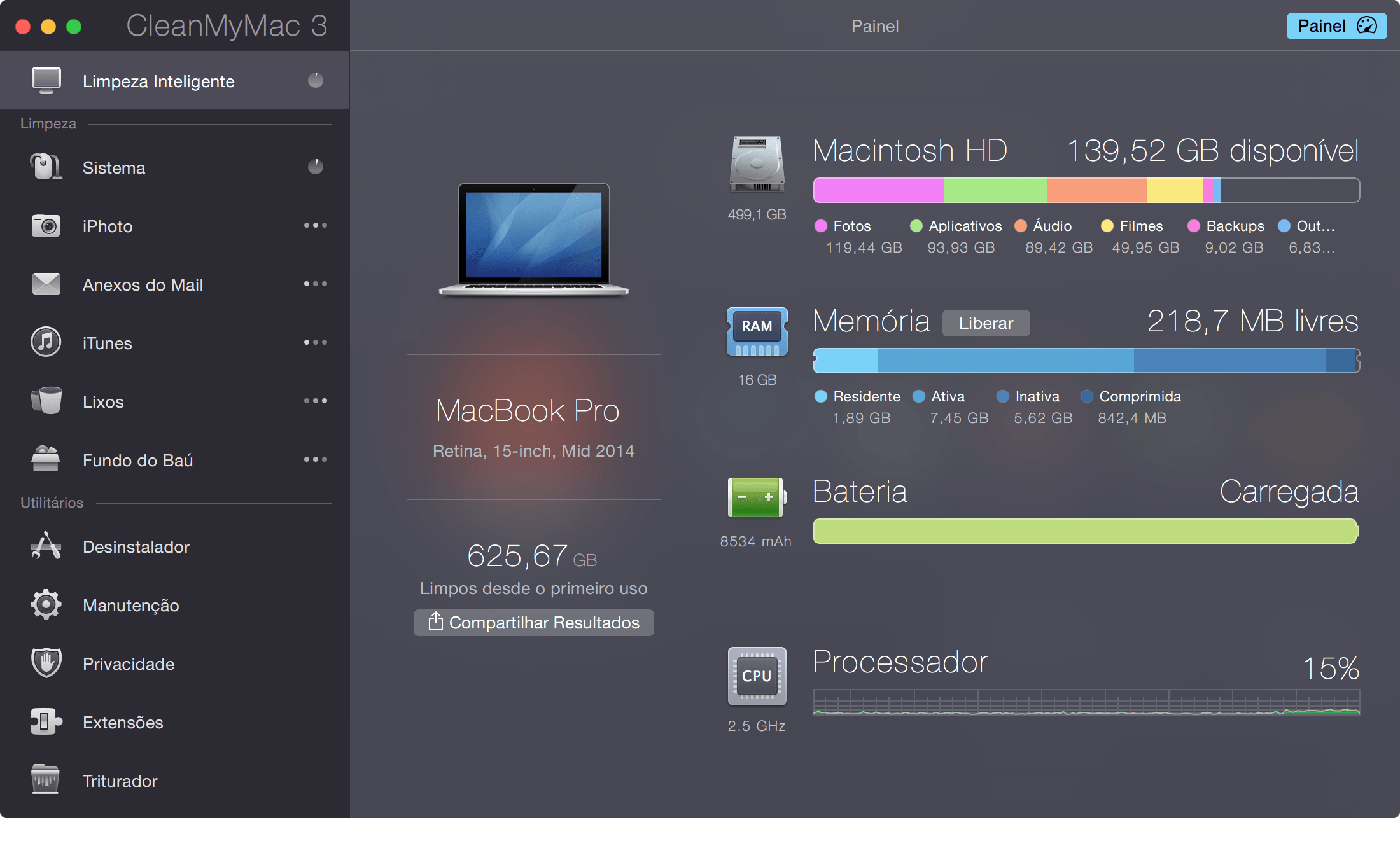 تطبيق CleanMyMac 3 لنظام التشغيل OS X