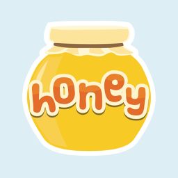 أيقونة تطبيق ملصقات العسل