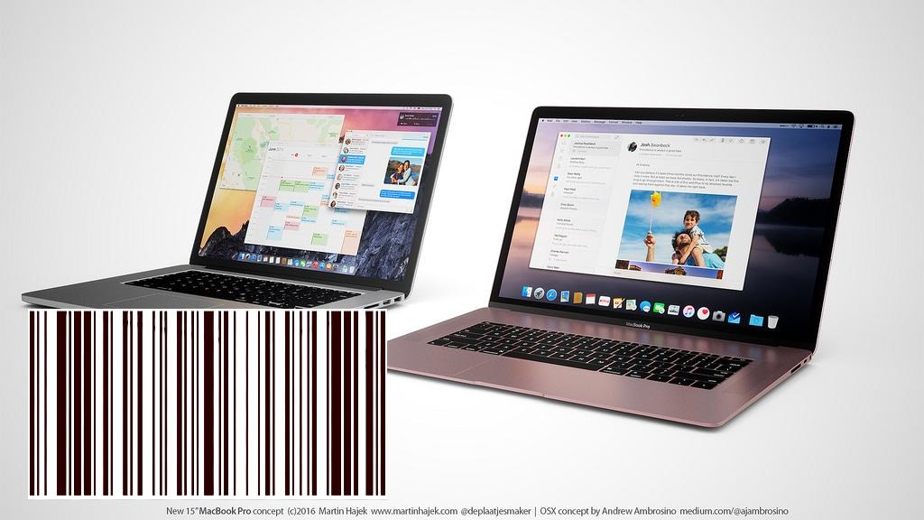 المفهوم: ما يمكن أن يستند إليه جهاز MacBook Pro الجديد 15 on على جهاز MacBook الحالي 12.
