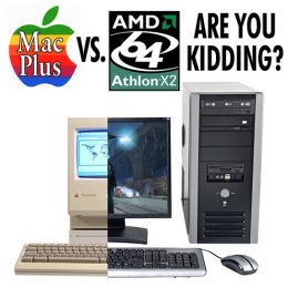 مقارنة بين Macintosh Plus و Athlon