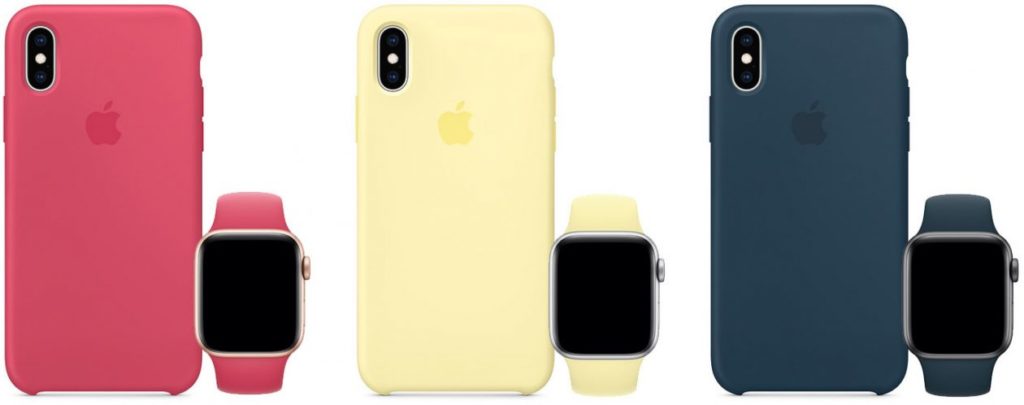 Novas cores de cases para iPhones e pulseiras do Apple Watch