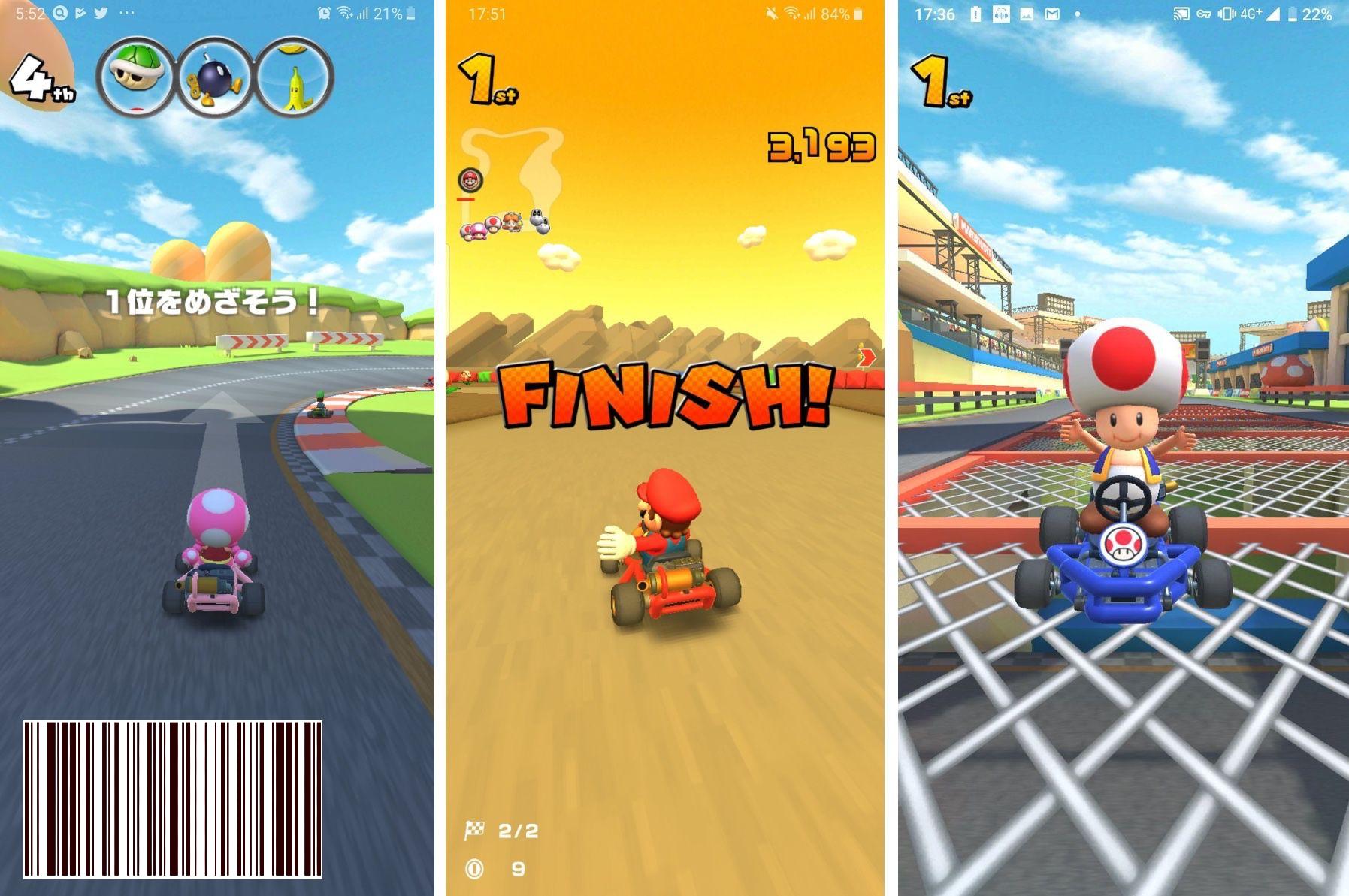 Primeiras imagens de Mario Kart Tour