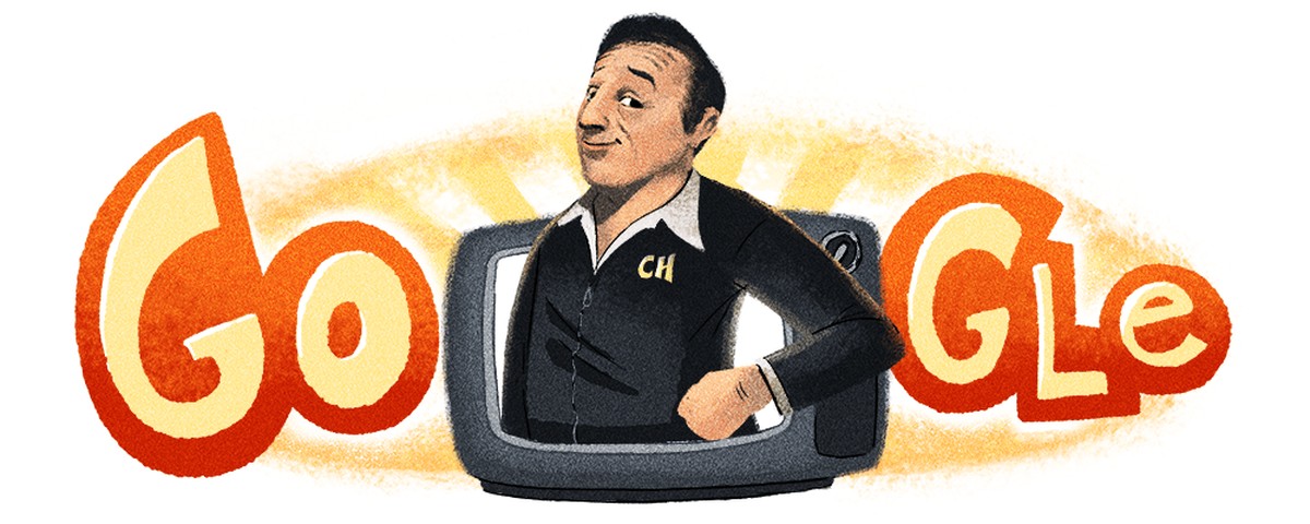 روبرتو جوميز بولانيوس ، Chespirito ، يفوز في Google Doodle في عيد الميلاد