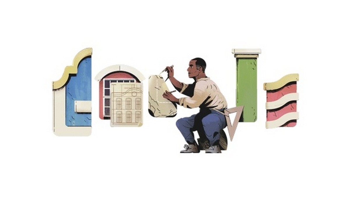 فاز Tebas ، المهندس المعماري المستعبد ، بتكريم Google مع رسومات الشعار المبتكرة