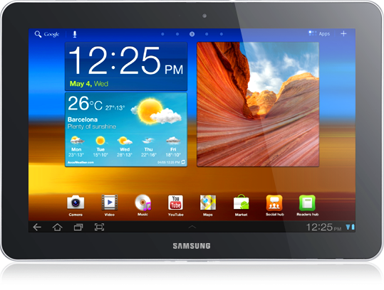 في جولة أخرى لتقييم شاشات الأجهزة اللوحية ، اختار DisplayMate Galaxy Tab 10.1 كأفضل جهاز