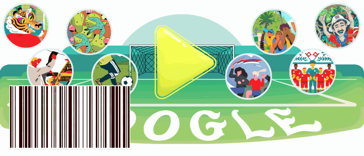 كأس العالم 2018: تظهر رسومات الشعار المبتكرة البرازيل وبلدان أخرى تلعب اليوم