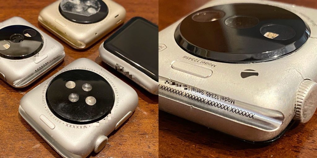 Protótipos do Apple Watch