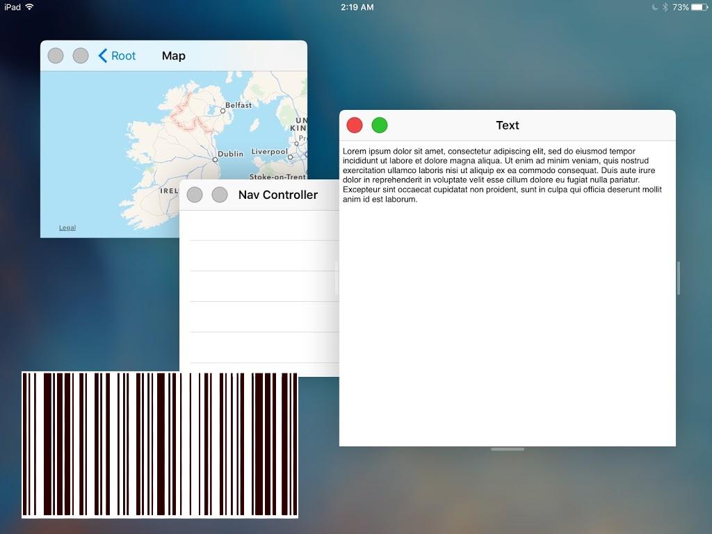 يوضح المطور كيف يمكن أن يعمل iOS مع النوافذ على iPad