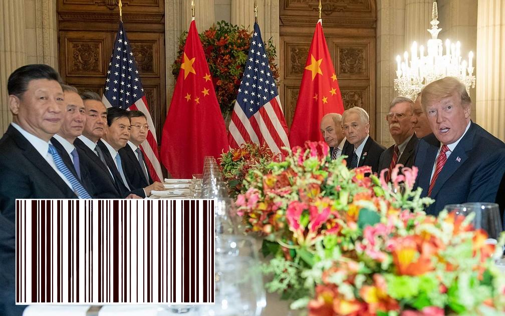 Donald Trump e Xi Jinping em reunião