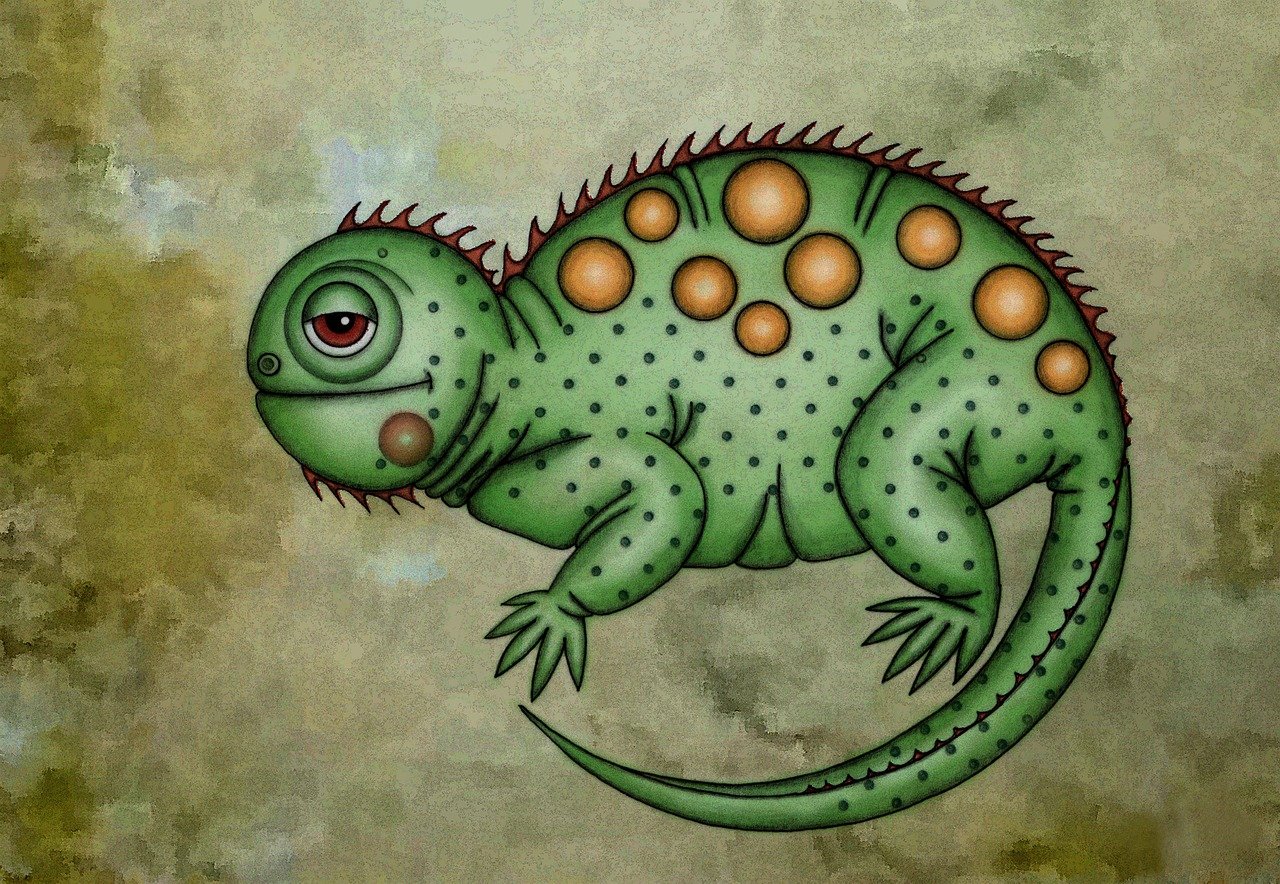Iguana dibujo: 7 técnicas impresionantes para dibujar iguanas 1 iguana dibujo