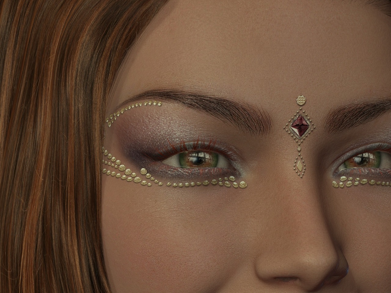 maquillaje blanco