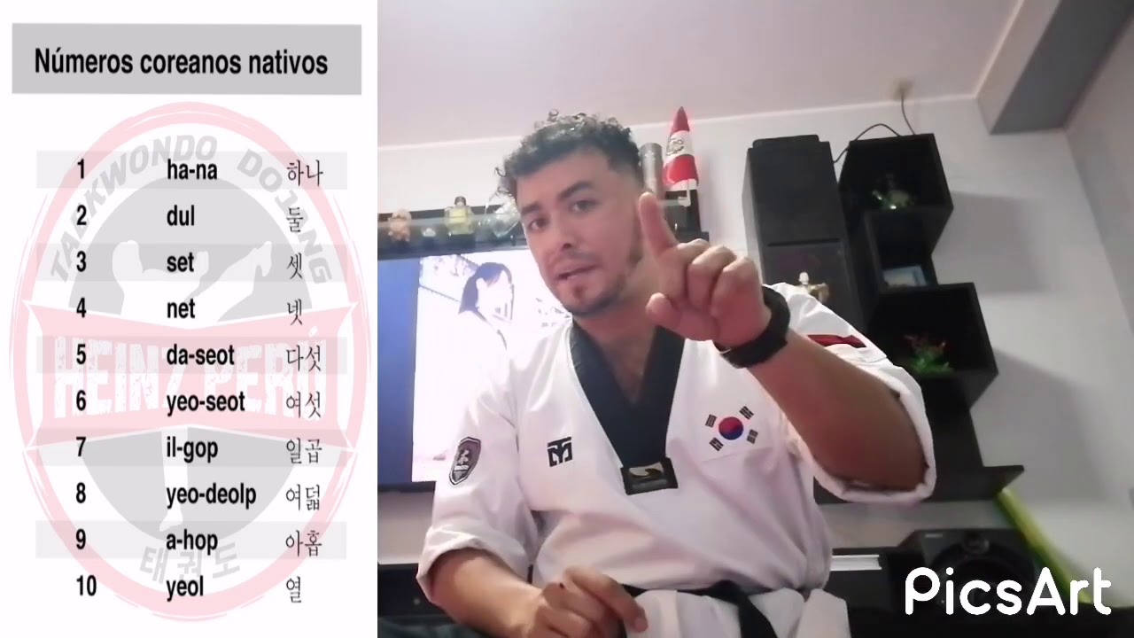 numeros en coreano del 1 al 10