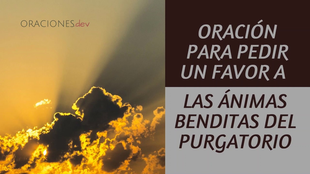oracion a las animas del purgatorio