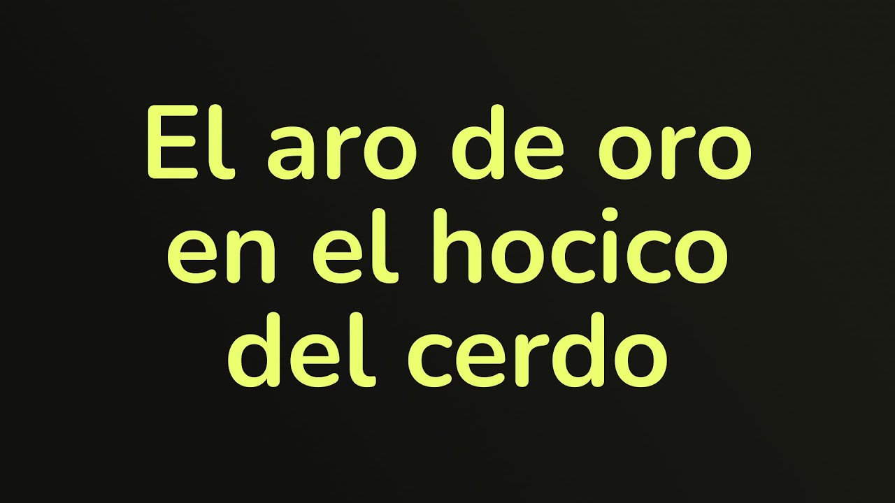 Proverbios 11:22 significado de un anillo de oro en el hocico: 5 lecciones imperdibles 1 proverbios 1122 significado de un anillo de oro en el hocico de un cerdo
