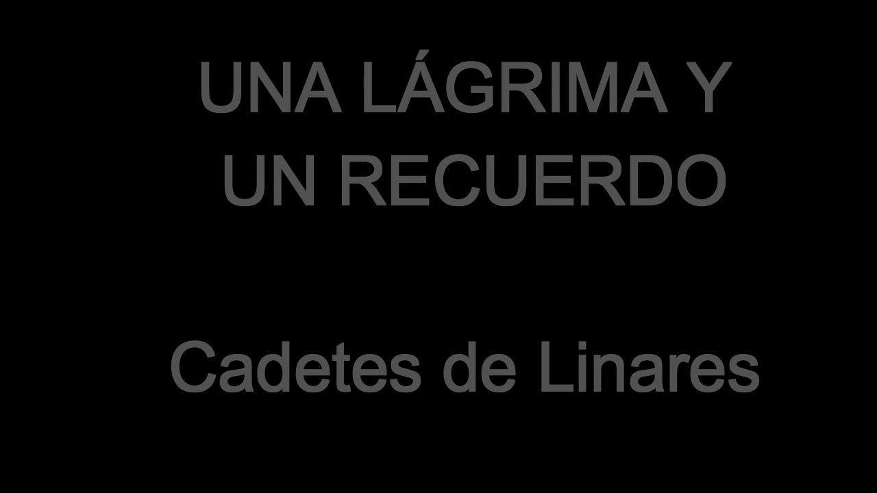 Lágrima y un recuerdo letra: 5 canciones que nunca olvidarás 5 una lagrima y un recuerdo letra